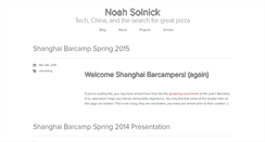 Desktop Screenshot of nsolnick.com